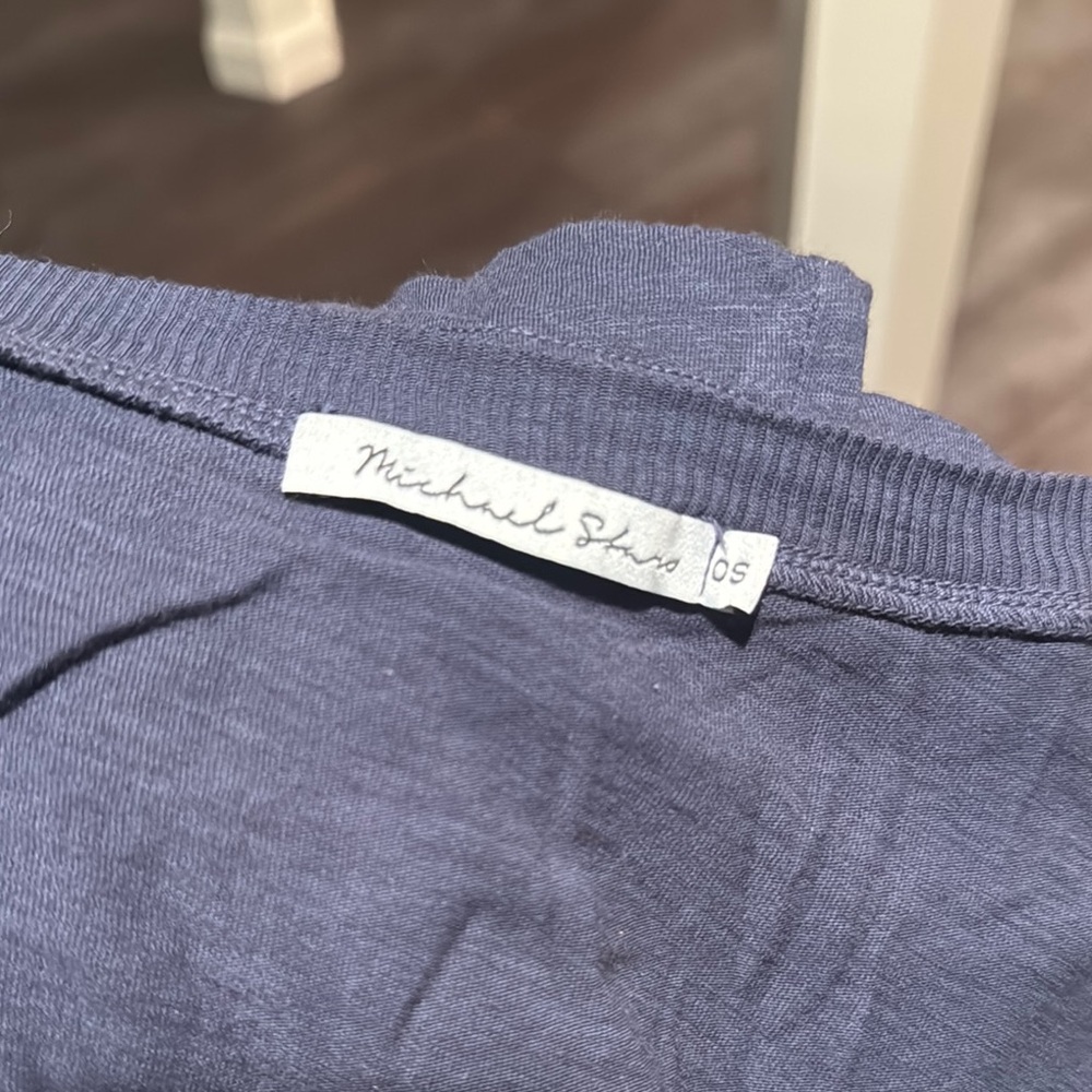 Michael Stars Slate Blue Vneck Tee